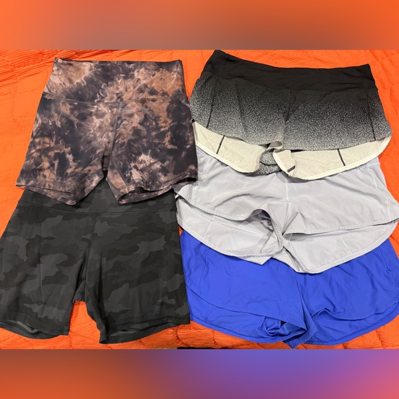 5 Pairs Of Lululemon Shorts size 10 - Picture 3 of 3